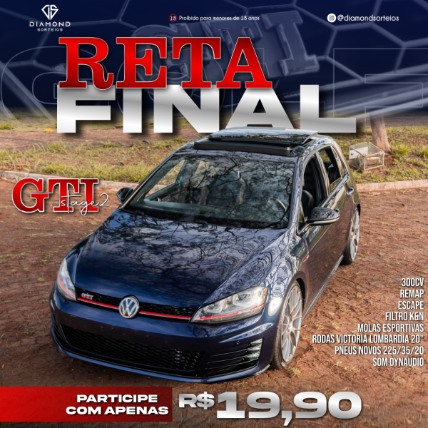 GOLF GTi ou 100 MIL NO PIX